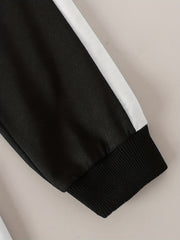 Boys Patchwork Active Sweatpants Jogger Sports Pants