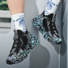 Men's Slip on Blade Sneakers Breathable Athletic Shoes