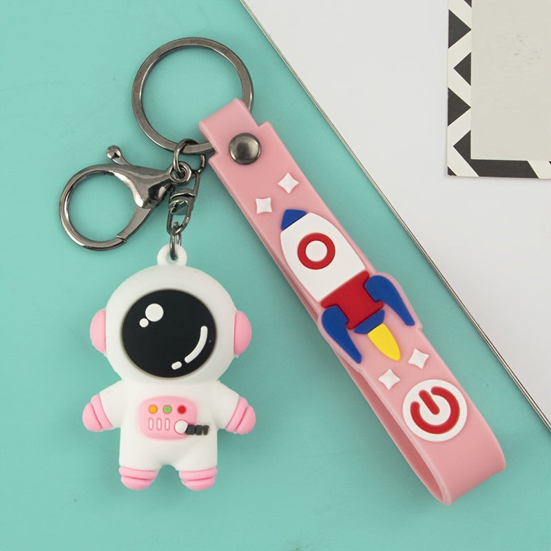 3D Astronaut Key Chain Creative Doll Keychain Bag Purse Car Key Pendant