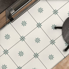 12pcs Nordic Minimalist Floor Stickers Waterproof Home Decoration