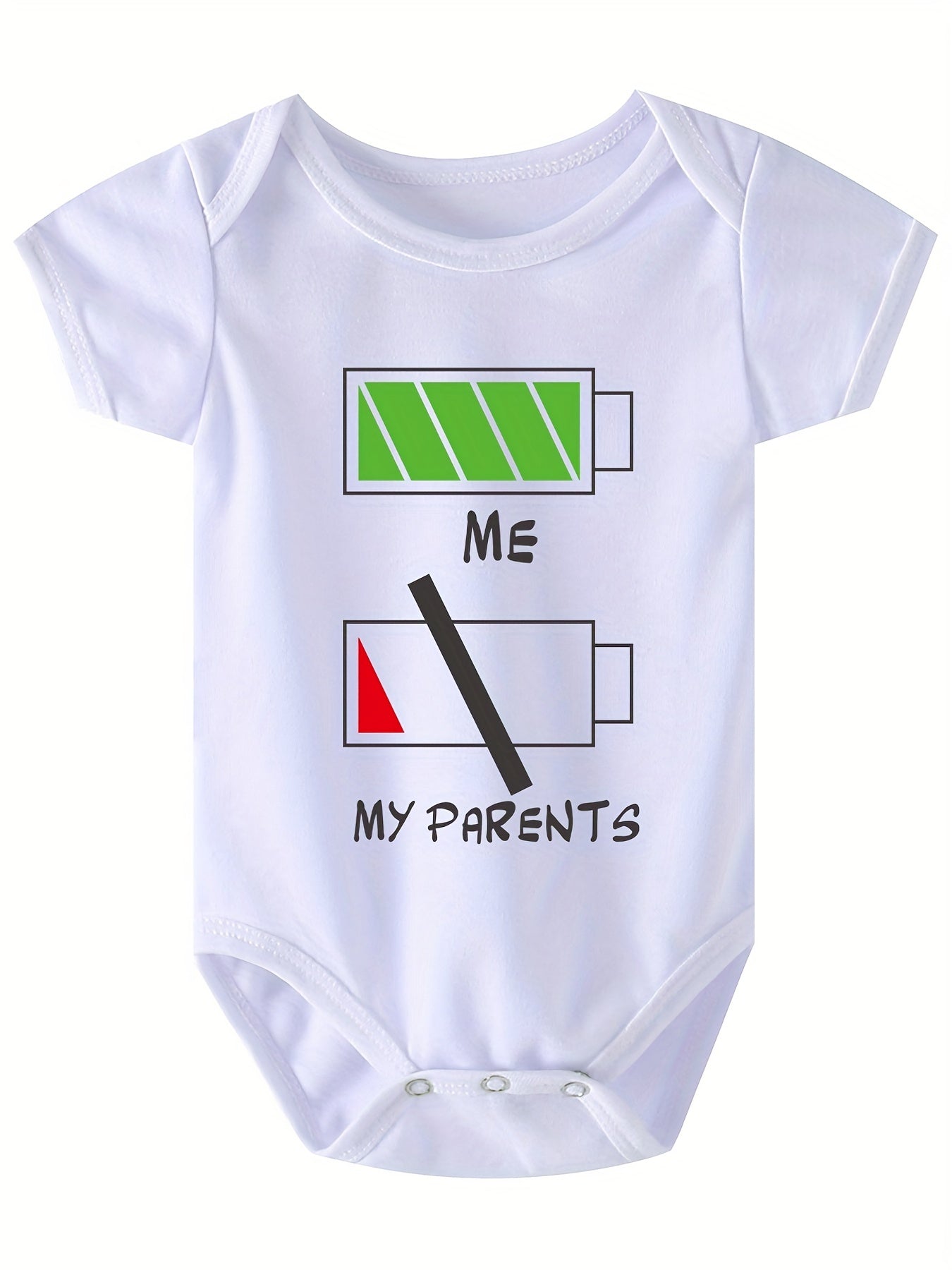 Baby Boys Graphic Short Sleeve Bodysuit for Summer