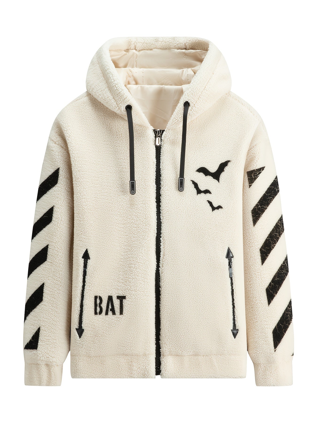 Hooded Fleece Thick Cardigan Jacket Coat