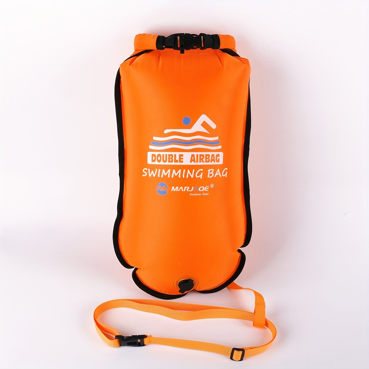 20L Dry Bag Swimming Buoy High Dual Airbag Safety Buoy for Outdoor Water Sports