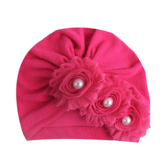 Warm Faux Pearl Baby Headscarf Gift For Kids