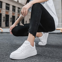 Lightweight Solid Skate Shoes Low Top Sport Shoes Women's Footwear