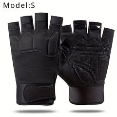 Kids Half Finger Gloves Non slip Training Protective Gloves