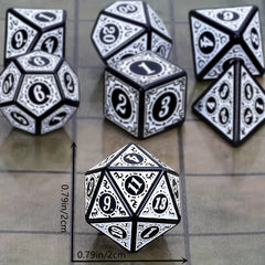 7Pcs Classic Rune Relief Set, ideal for games