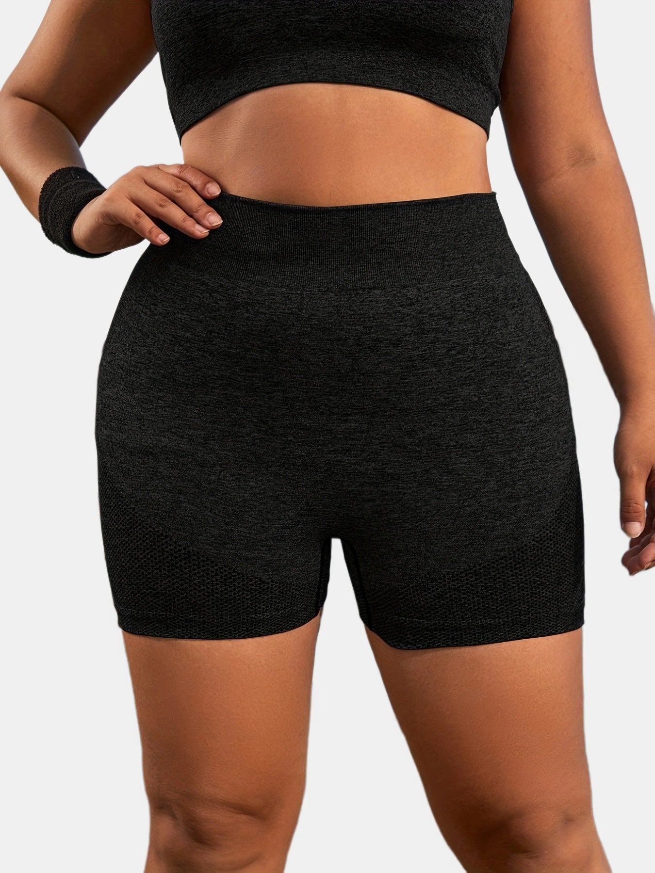 Seamless High Rise Yoga Shorts
