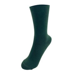 Women's Casual Solid Sports Socks - Comfortable & Breathable Mid Tube Crew Socks