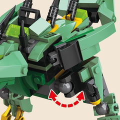 Educational Green Dragon Building Blocks Toy Set 507pcs