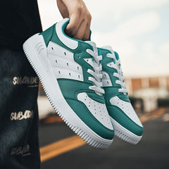 Men's Breathable Non-Slip Lace-Up Sneakers - Skate Shoes