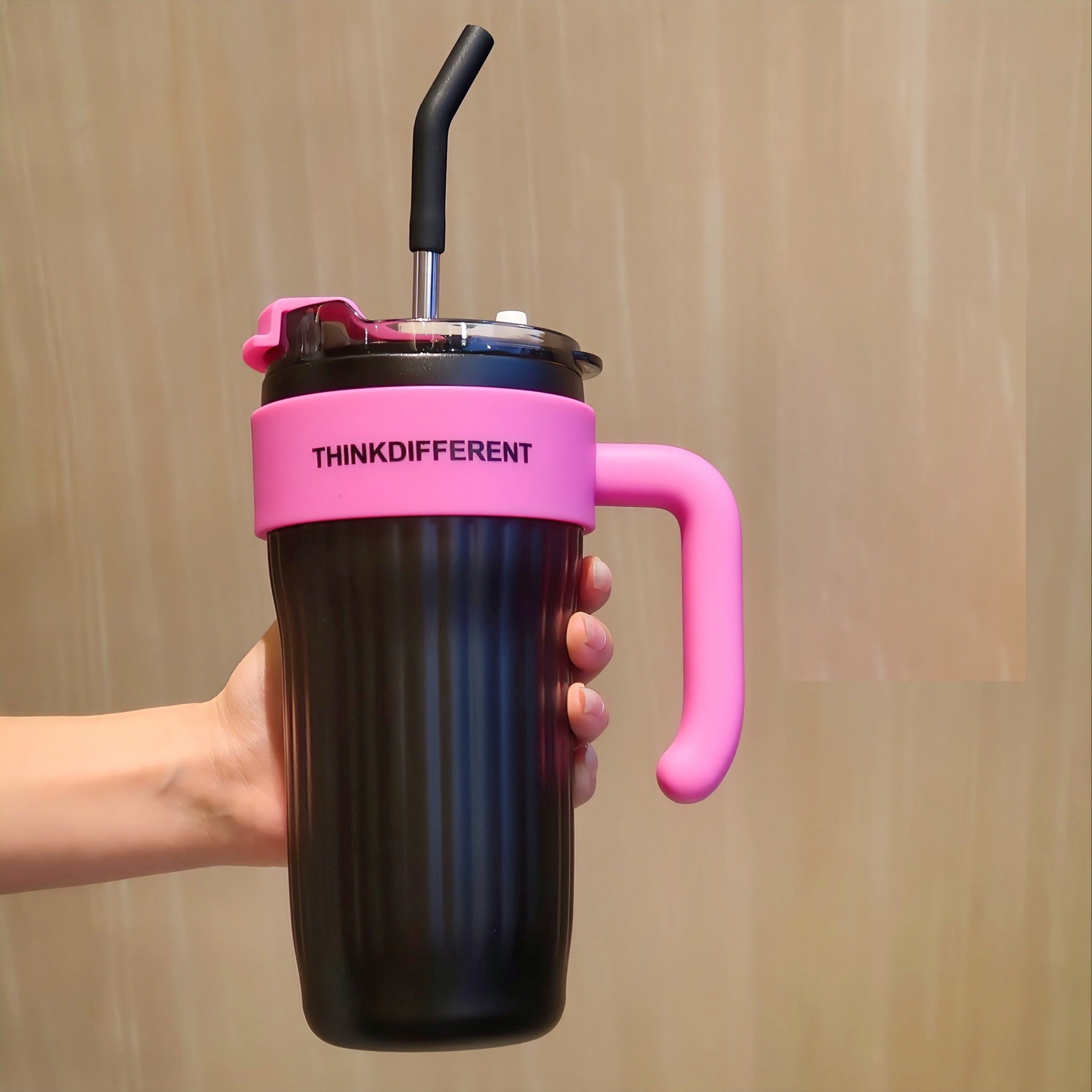 860ml Stainless Steel Insulation Water Cup with Handle