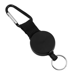 Carabiner Keychain with Retractable Cord, Securely Attach Keys