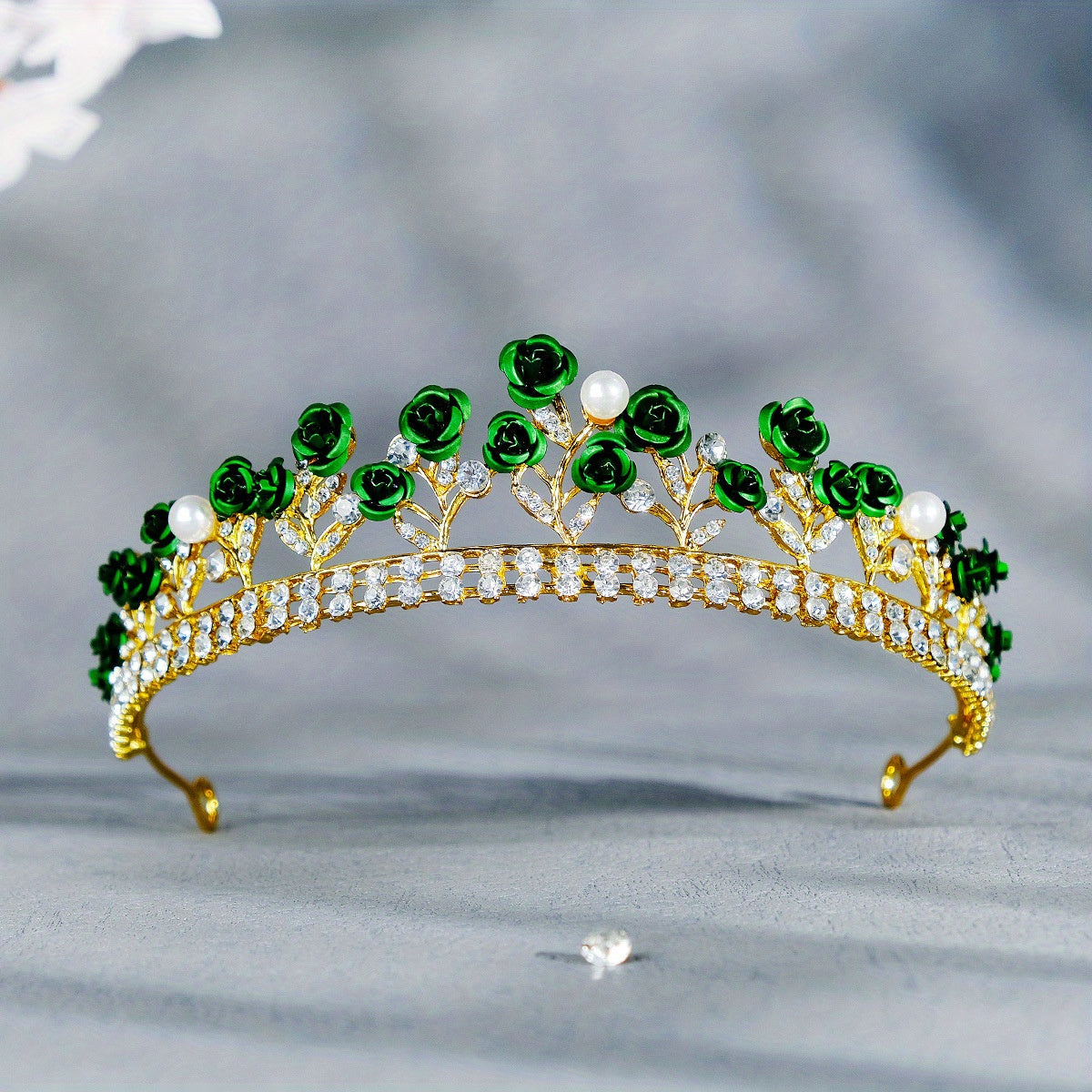 Red Rose Flowers Children s Crown For Girls