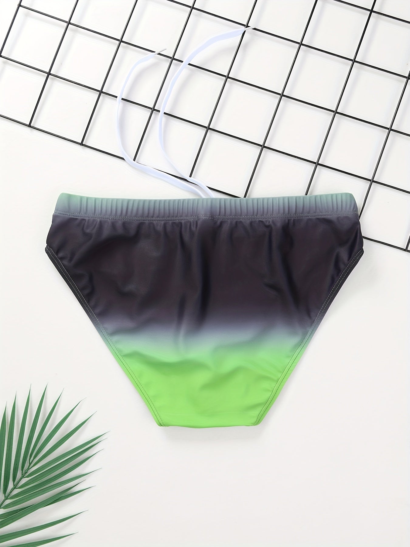 Shark Print Men's Swimsuit Brief Quick Dry Swim Briefs Bikini Swimwear