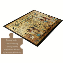 1000pc Egyptian Murals Jigsaw Puzzle - DIY Wooden Crafts Home Decor