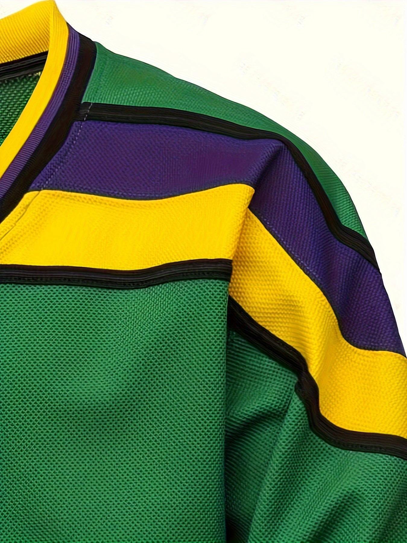 Men's Ice Hockey Green 96 Vintage Embroidered Jersey