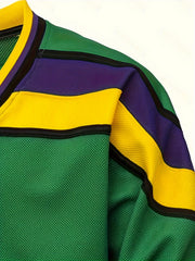 Men's Ice Hockey Green 96 Vintage Embroidered Jersey