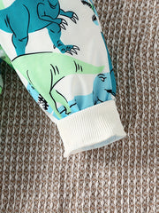 Boy's Dino Graphic Casual Set Toddler Baby Sweatshirt & Pants