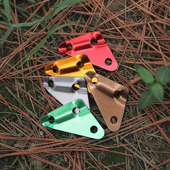 10pcs Tent Rope Buckles Aluminum Alloy Camping Wind Rope Stopper
