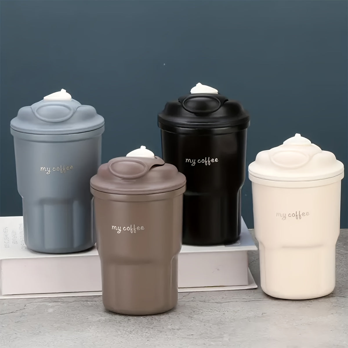 450ml Insulated Stainless Steel Coffee Cup for Outdoor Travel