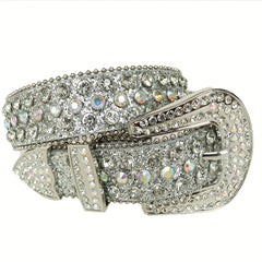 Rhinestones Belt Sparkle Shining Unisex