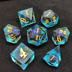 7pcs Demon Eye Polyhedral Dice Set For Board Game
