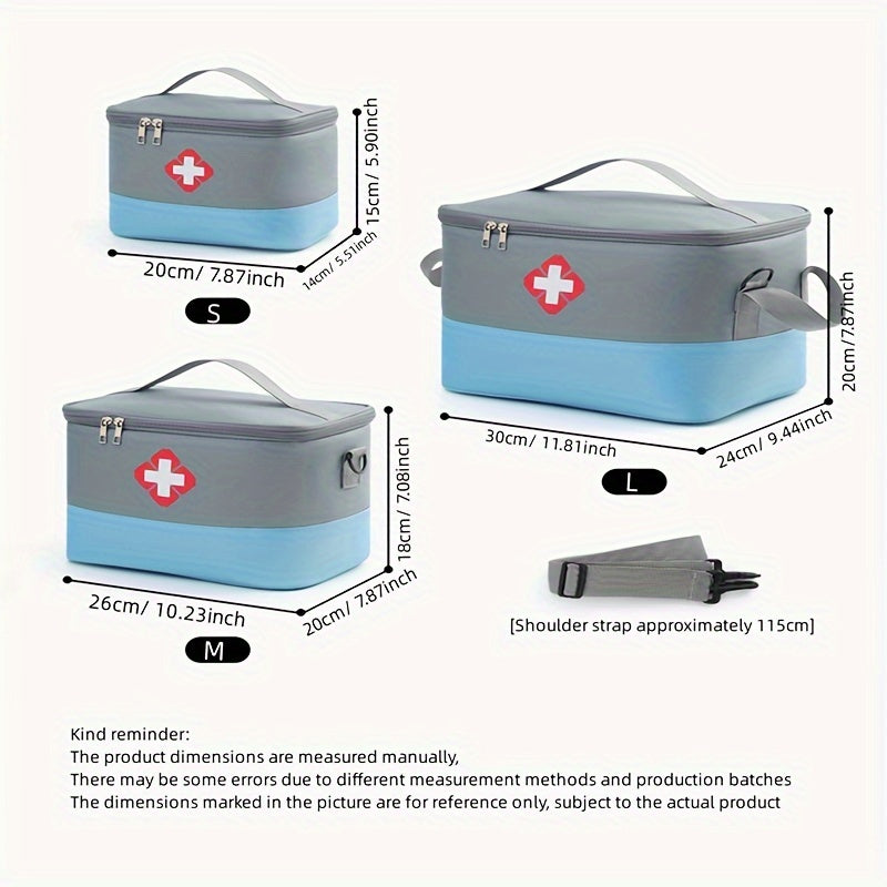 Emergency Trauma Medical Bag Large Capacity Travel Portable Medicine Storage Bag