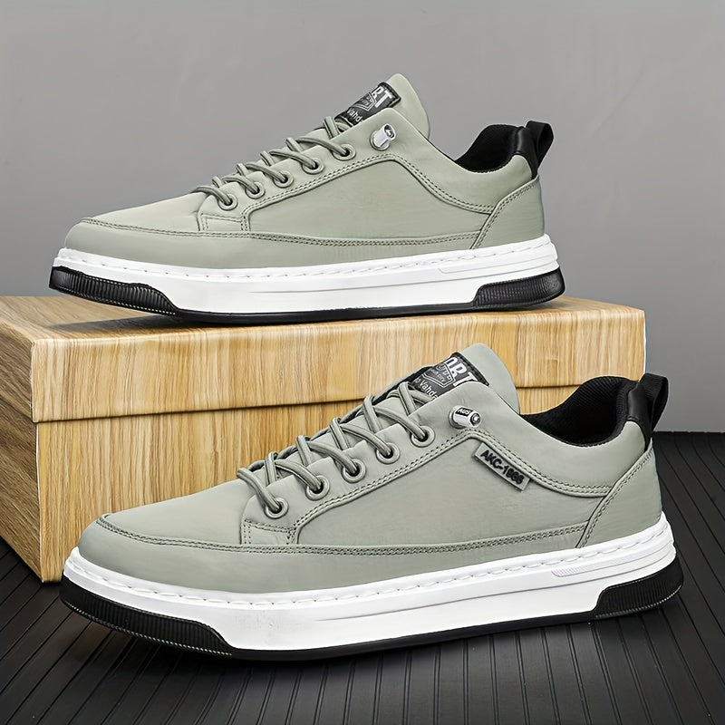 Men's Canvas Lace-up Sneakers Casual Shoes Breathable
