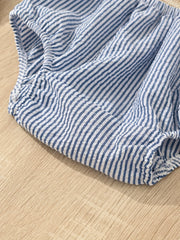 Toddler Girls Stripe Short Pants Soft Cotton Bottom Bread Pants