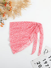 Sheer Cover Up Skirt Casual Beachwear Warp Dress Women's Swimwear