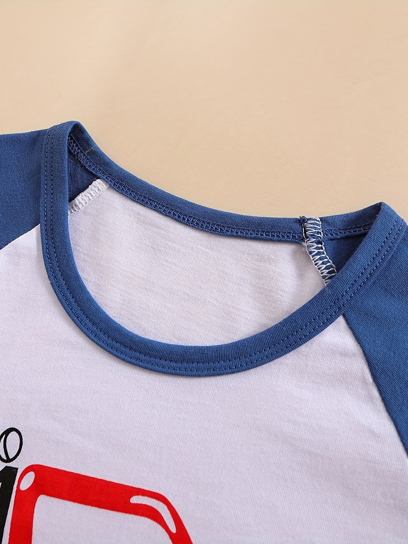 Boys Cartoon Off road Vehicle Casual Outfit Set