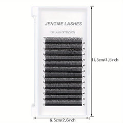 YY 2D 4D Volume Lash Extensions 12 Rows Soft Matte Faux Mink Pre Fanned