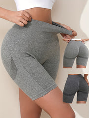 High Waist Butt Lifting Biker Shorts for Women