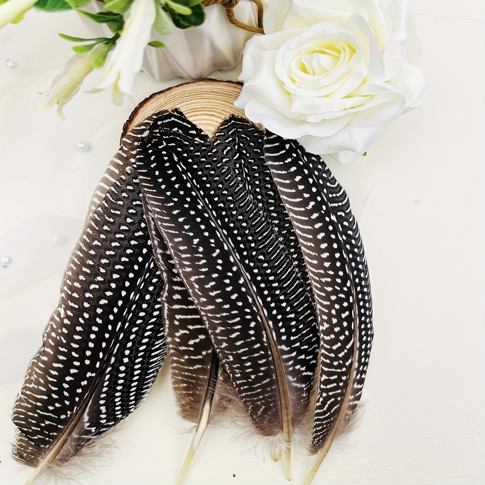 20pcs Natural Turkey Feather Craft Decoration Clothing Hats Home Party