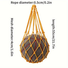 Thickened Nylon Braided Basketball Net Bag Football Volleyball Storage