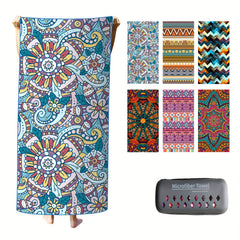 Bohemian Printed Beach Towel Quick Drying & Ultra Absorbent