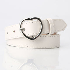 Girls Y2K Heart Buckle Belt for Music