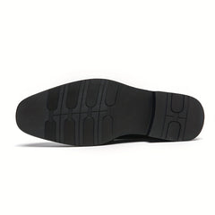 Men's Derby Shoes Lace up Front Toe Cap Dress Shoes For Men