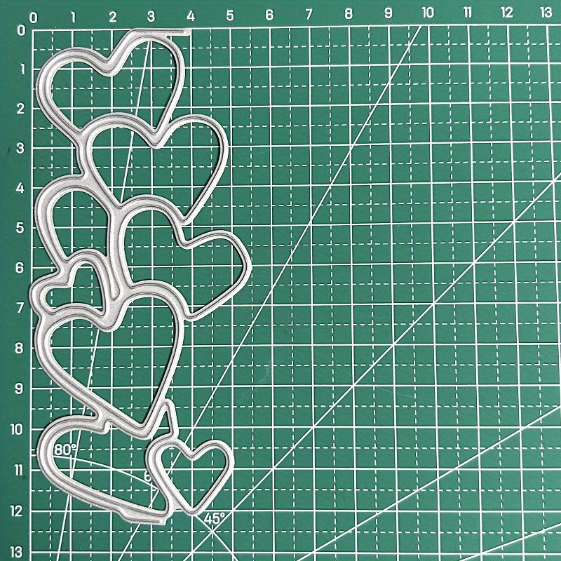 Love Heart Border Frame Metal Cutting Dies for Scrapbook Paper