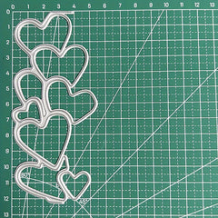 Love Heart Border Frame Metal Cutting Dies for Scrapbook Paper