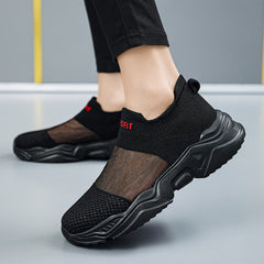 Mesh Slip-On Running Shoes Lightweight Breathable Comfy Women's Sneakers