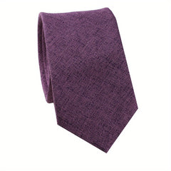 Men's Solid Color Polyester Business Tie