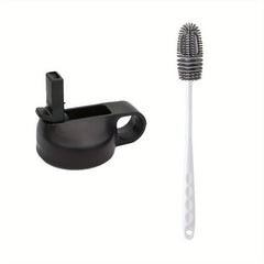 Water Bottle Lid w/ Silicone Brush for Insulated Cup Standard Mouth