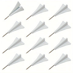 12pcs Airplane Push Pin FoyaHome Decorative Tack