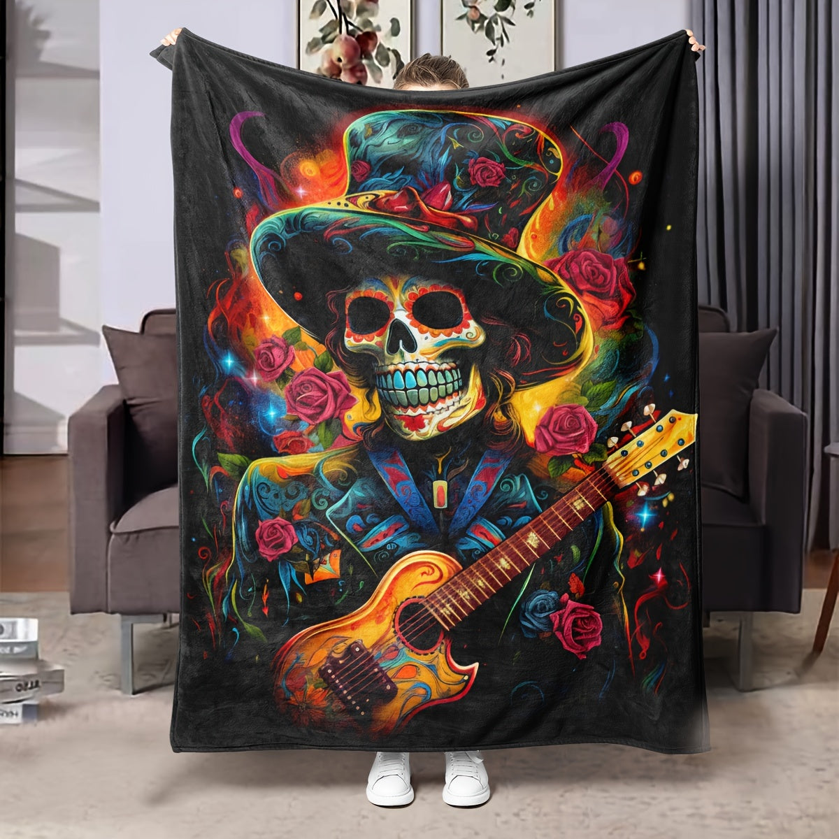 Soft Throw Blanket Modern Bed Sofa Outdoor Travel Use Gift