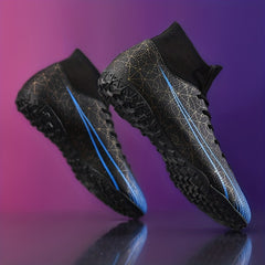High Top Soccer Cleats Lace Up Professional Shoes For Training
