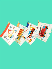 4pcs Boys Cartoon Print Boxer Briefs Underwear