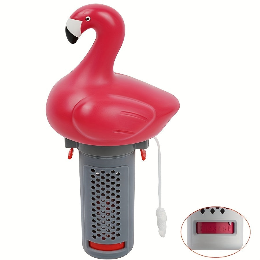 Flamingo Pool Chlorine Dispenser Fits 2 Tabs Bromine Holder