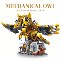 TYCOLE Mechanical Owl Building Block Set - Steampunk Style Model